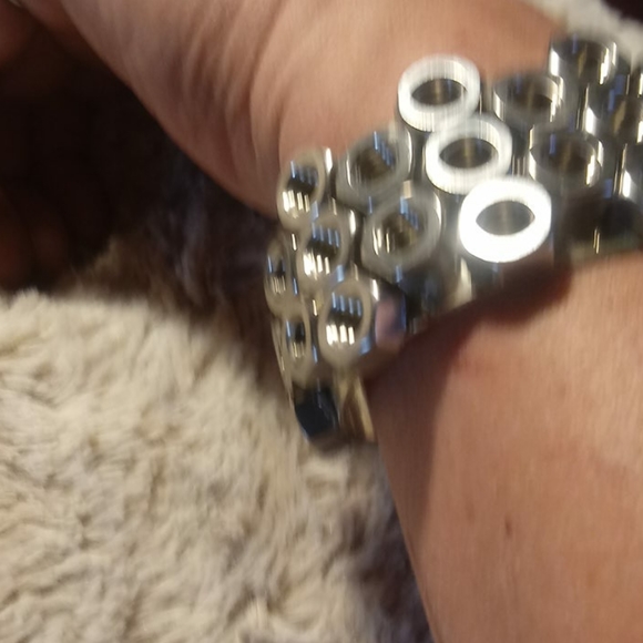 Cool Silver Nuts Bracelet Different Mens - Picture 4 of 16